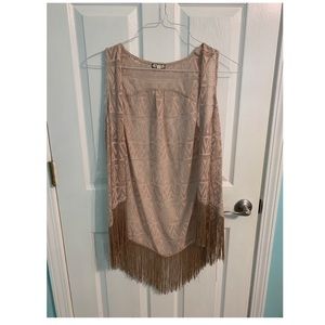 Tan aztec eyeshadow brand tank cardigan